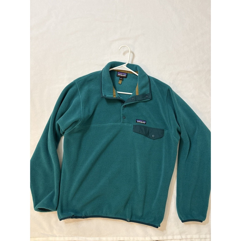 Patagonia Synchilla Snap-T Fleece Pullover Borealis Green Teal Mens S